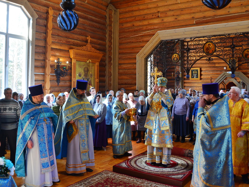 Литургия в праздник Благовещения Пресвятой Богородицы